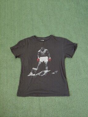 Muhammad Ali Boxing Fighting Sports Black T Shirt Sz Medium